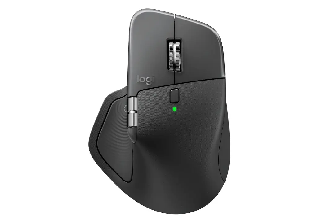 ماوس MX Master 4 رنگ مشکی از نمای بالا