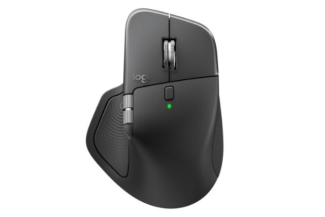 ماوس MX Master 4 رنگ مشکی از نمای بالا