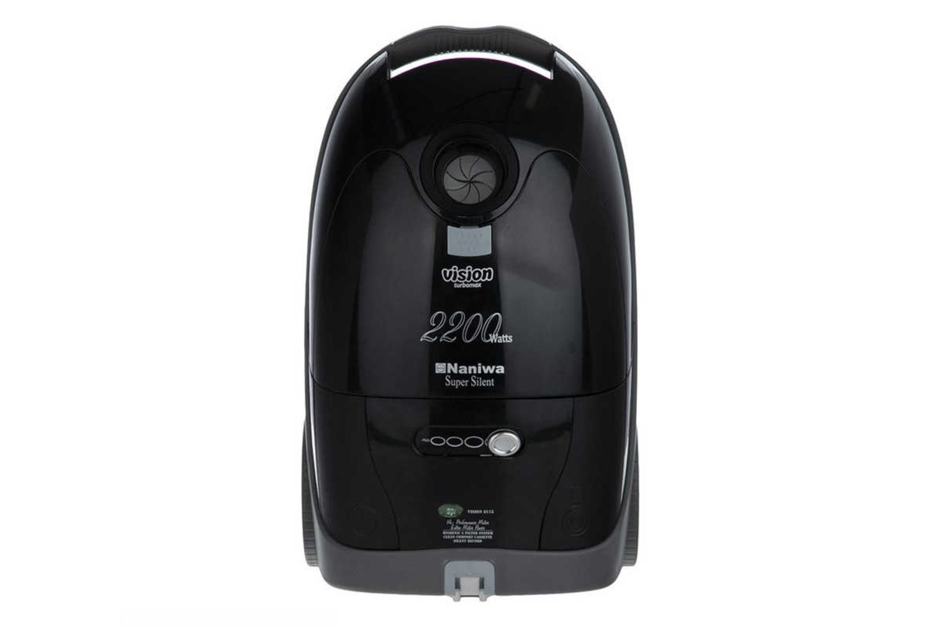نمای جلوی جاروبرقی نانیوا NVC-8115 رنگ مشکی