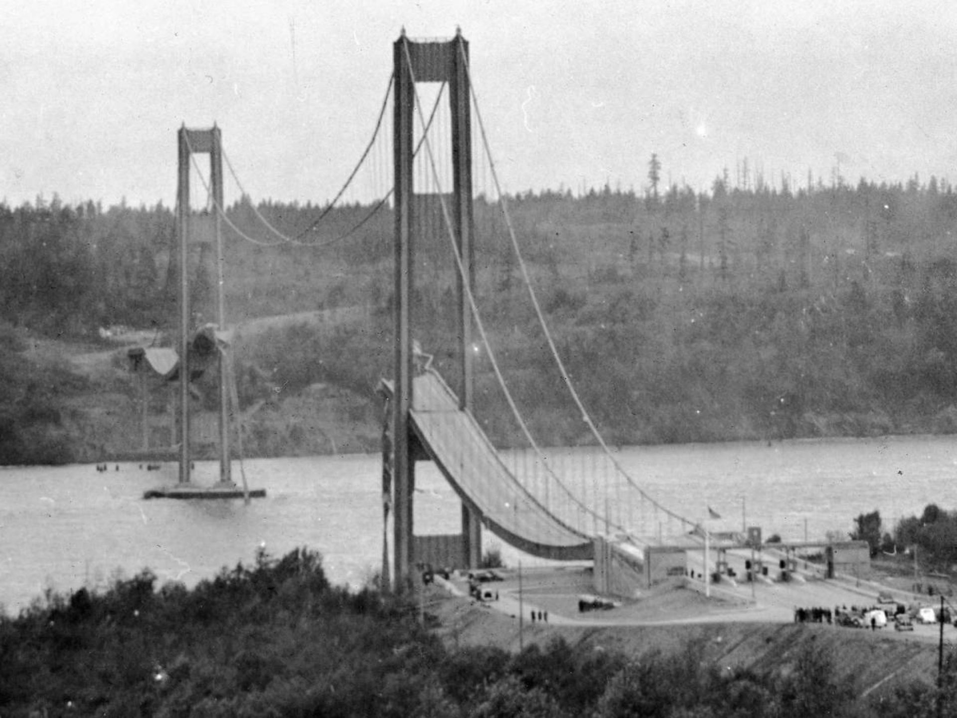 سقوط گرتی خروشان، پل تاکوما نروز، ۷ نوامبر ۱۹۴۰.