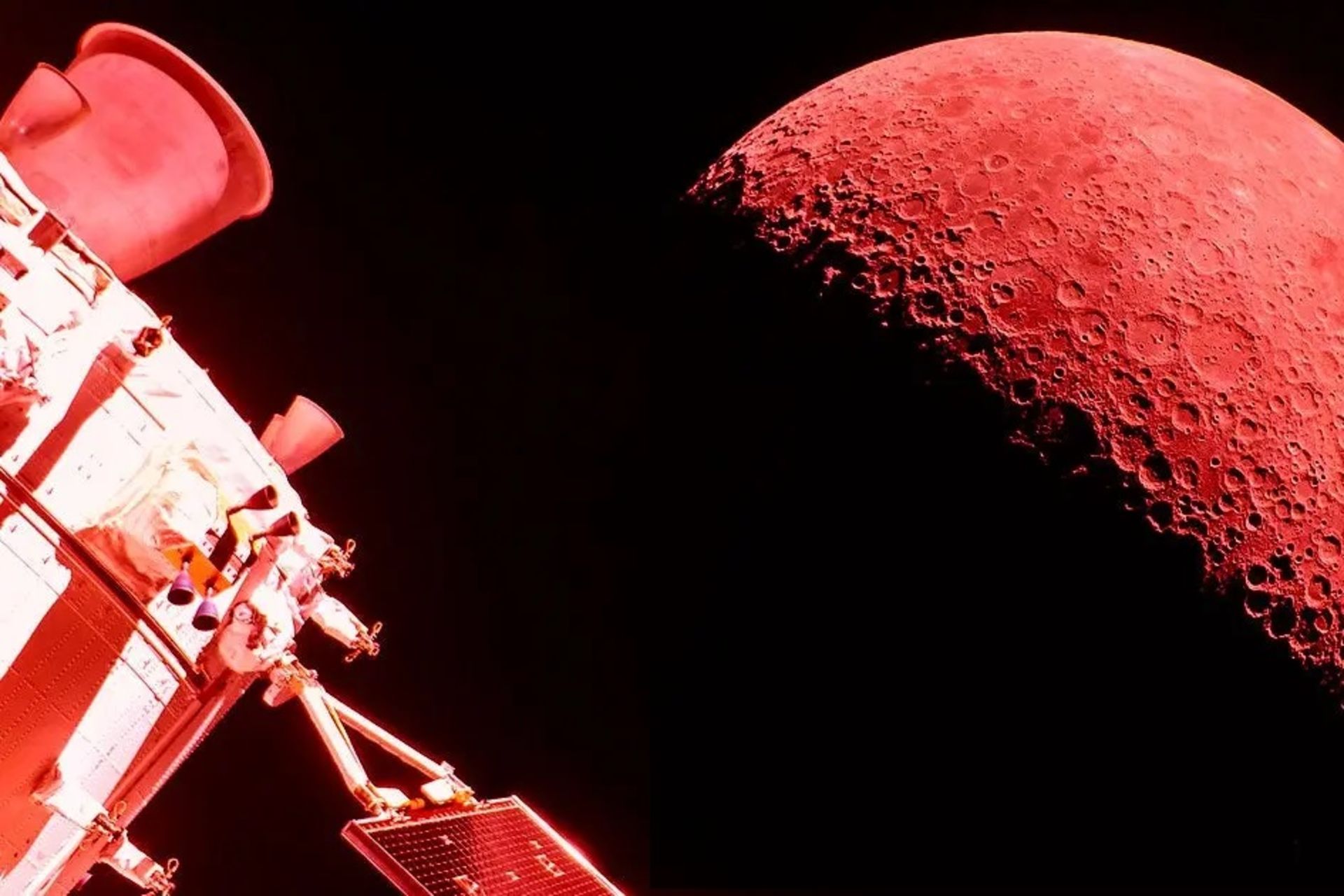 تصویرسازی از آرتمیس در مدار ماه