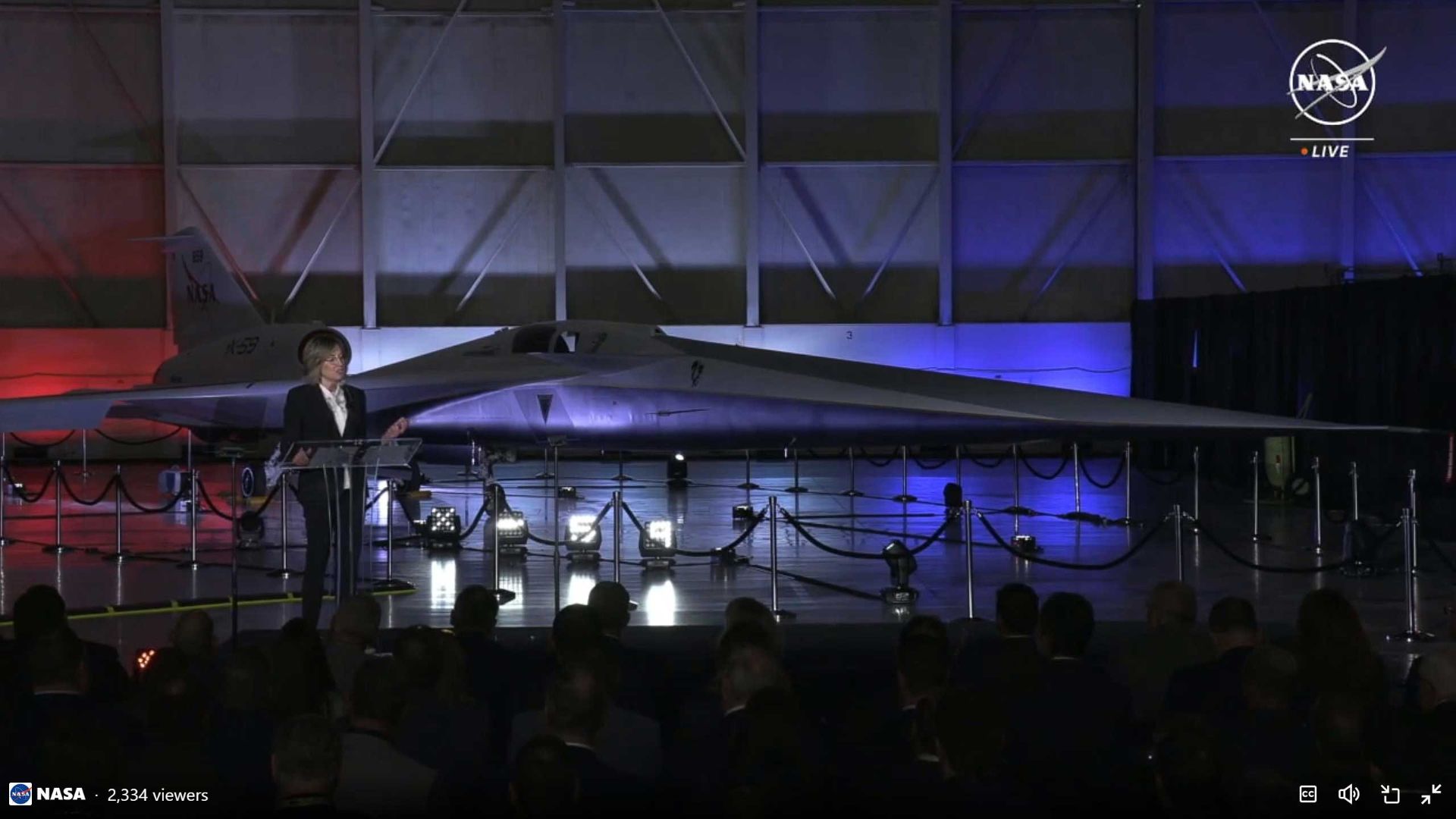 رونمایی از هواپیمای مافوق صوت ایکس-۵۹