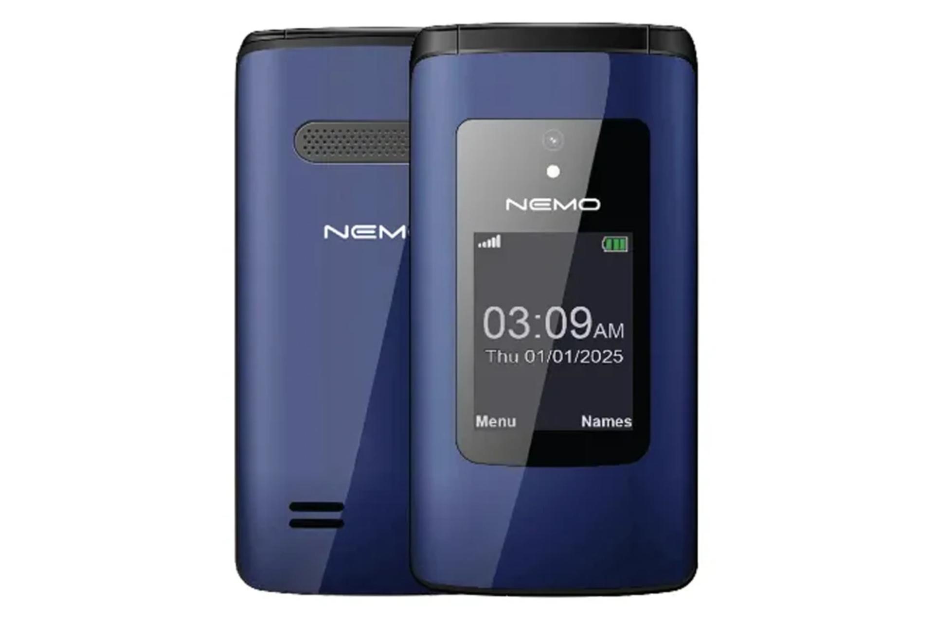 گوشی نمو E211 رنگ آبی