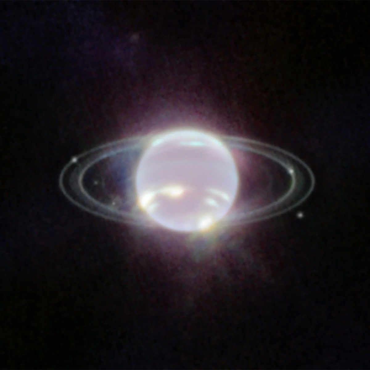 سیاره نپتون از نگاه تلسکوپ فضایی جیمز وب
