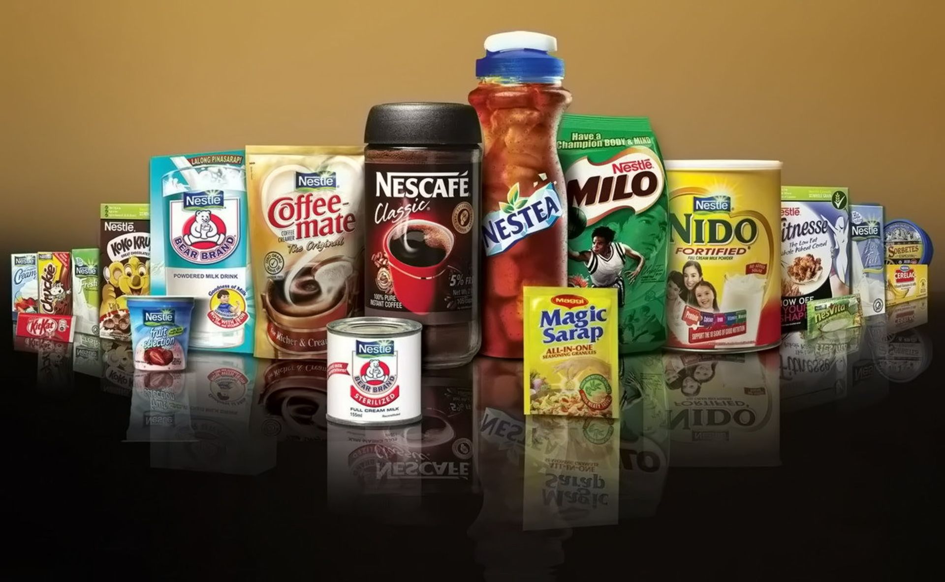 محصولات برند نستله