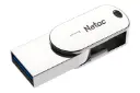 نمای کناری فلش مموری نتاک Netac U785C 128GB USB 3.1