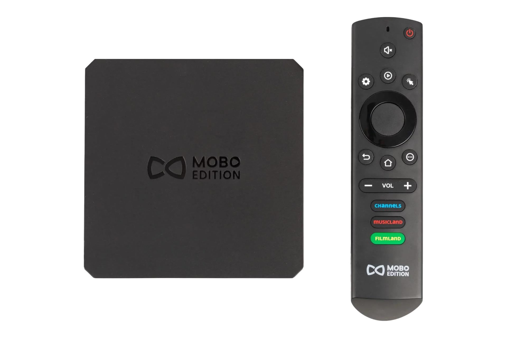 کنترل و اندروید باکس نت باکس موبو ادیشن / NETBOX Mobo Edition با نمایش لوگو