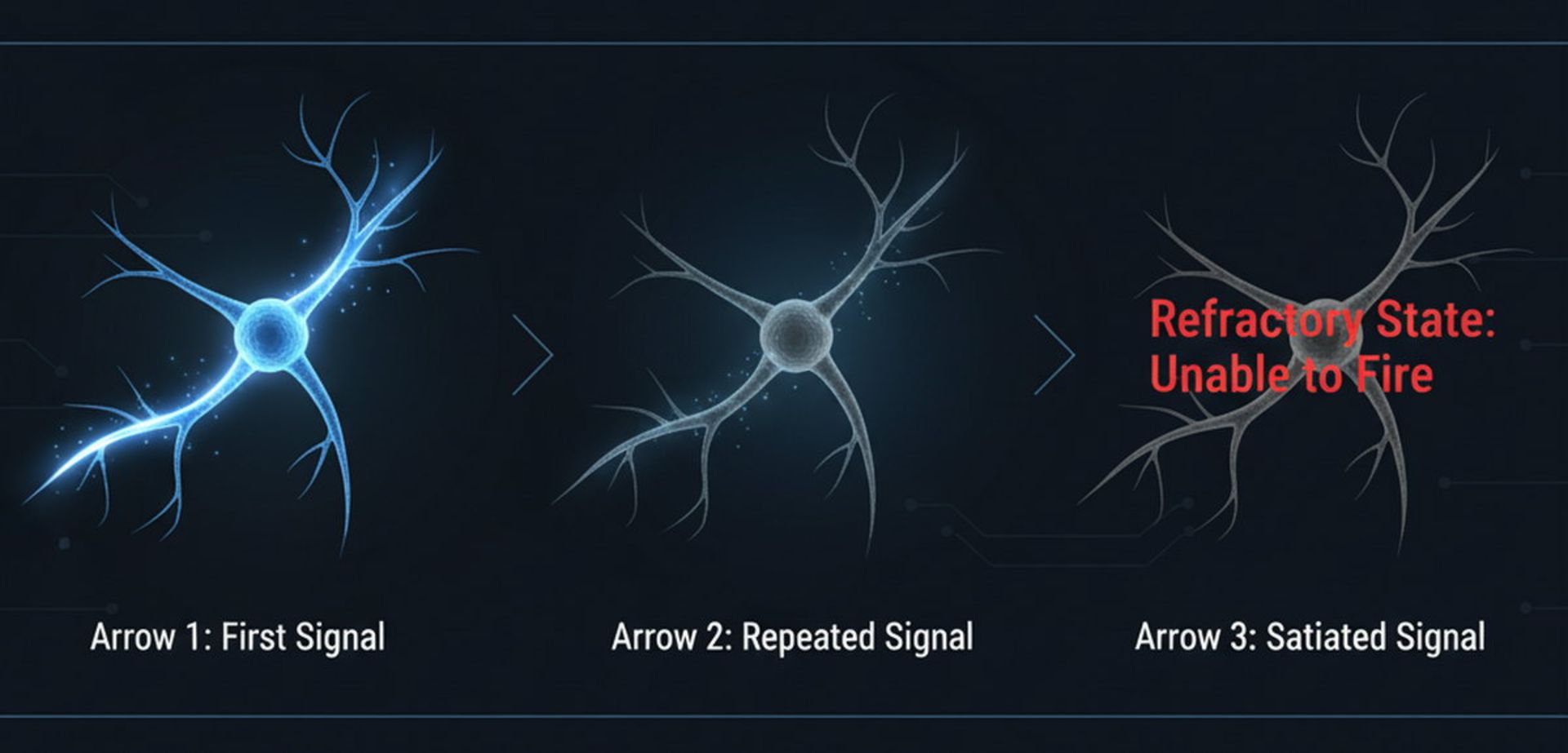 خستگی نورون مغز بر اثر تکرار