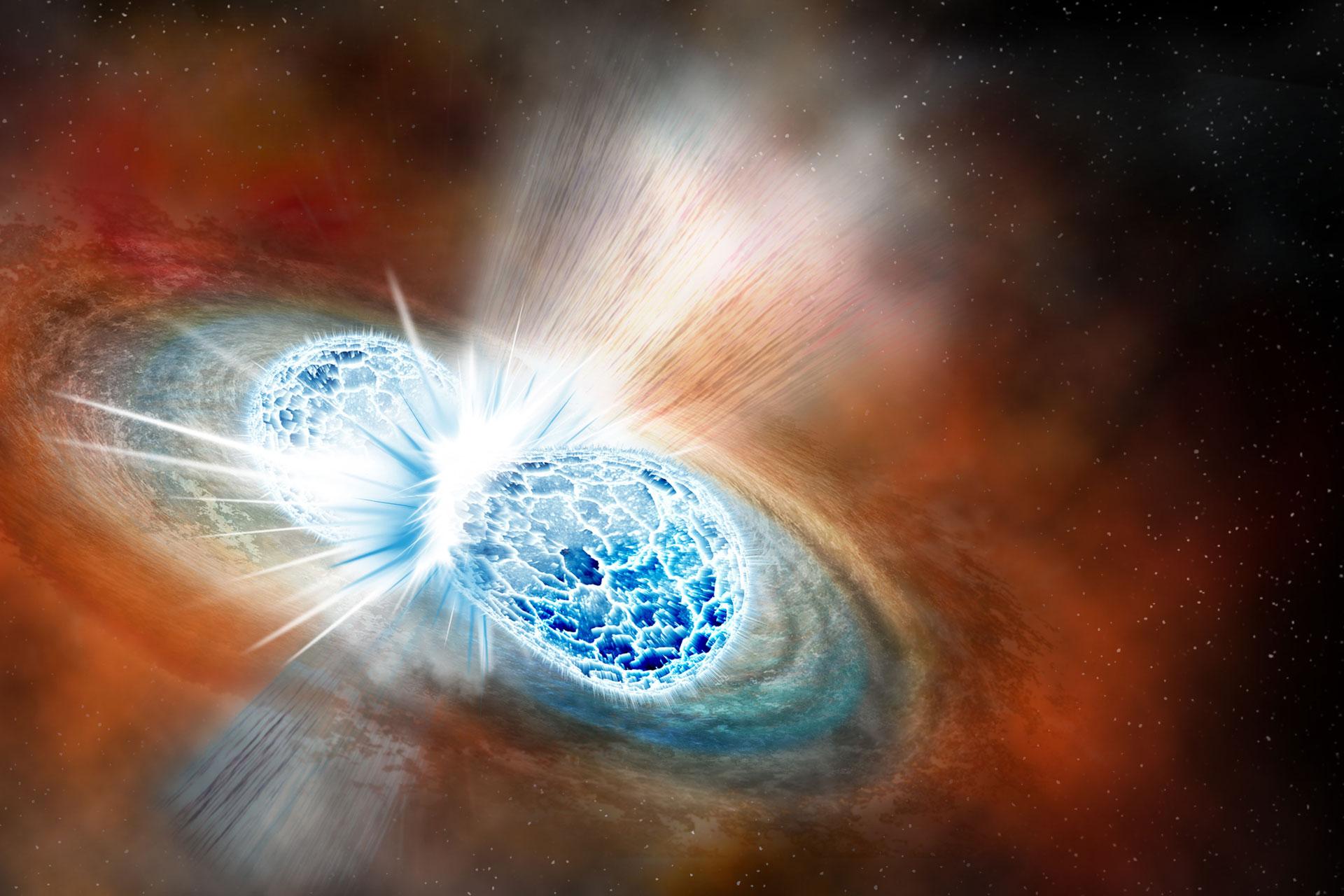 برخورد دو ستاره نوترونی