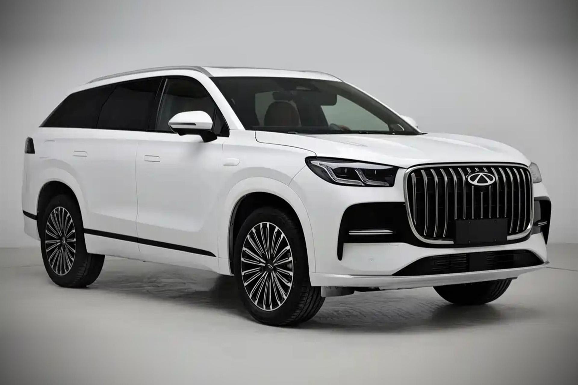 نمای جلویی مدل جدید چری تیگو ۹ در رنگ سفید