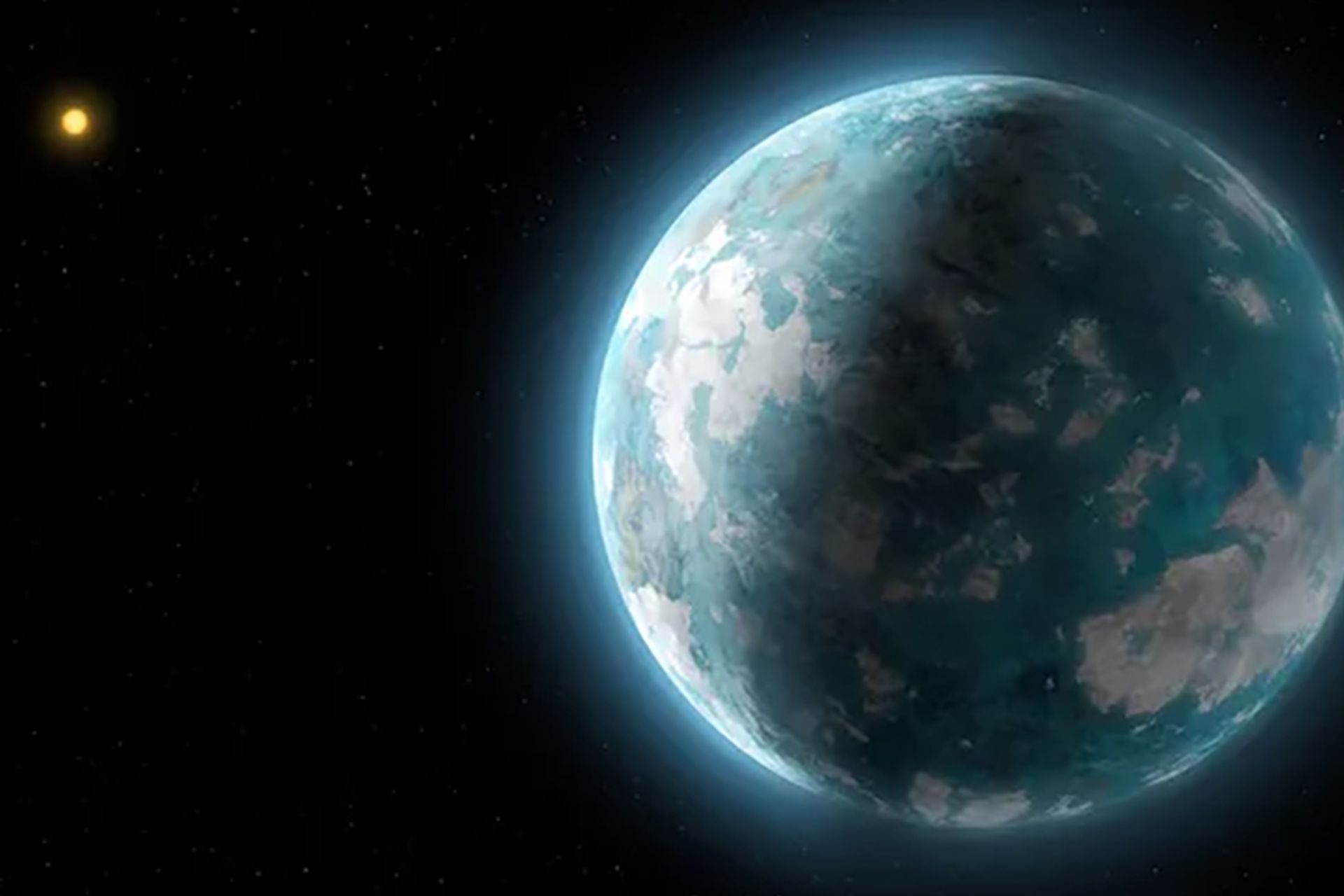 تصویرسازی سیاره جدید HD20794d از نوع ابرزمین