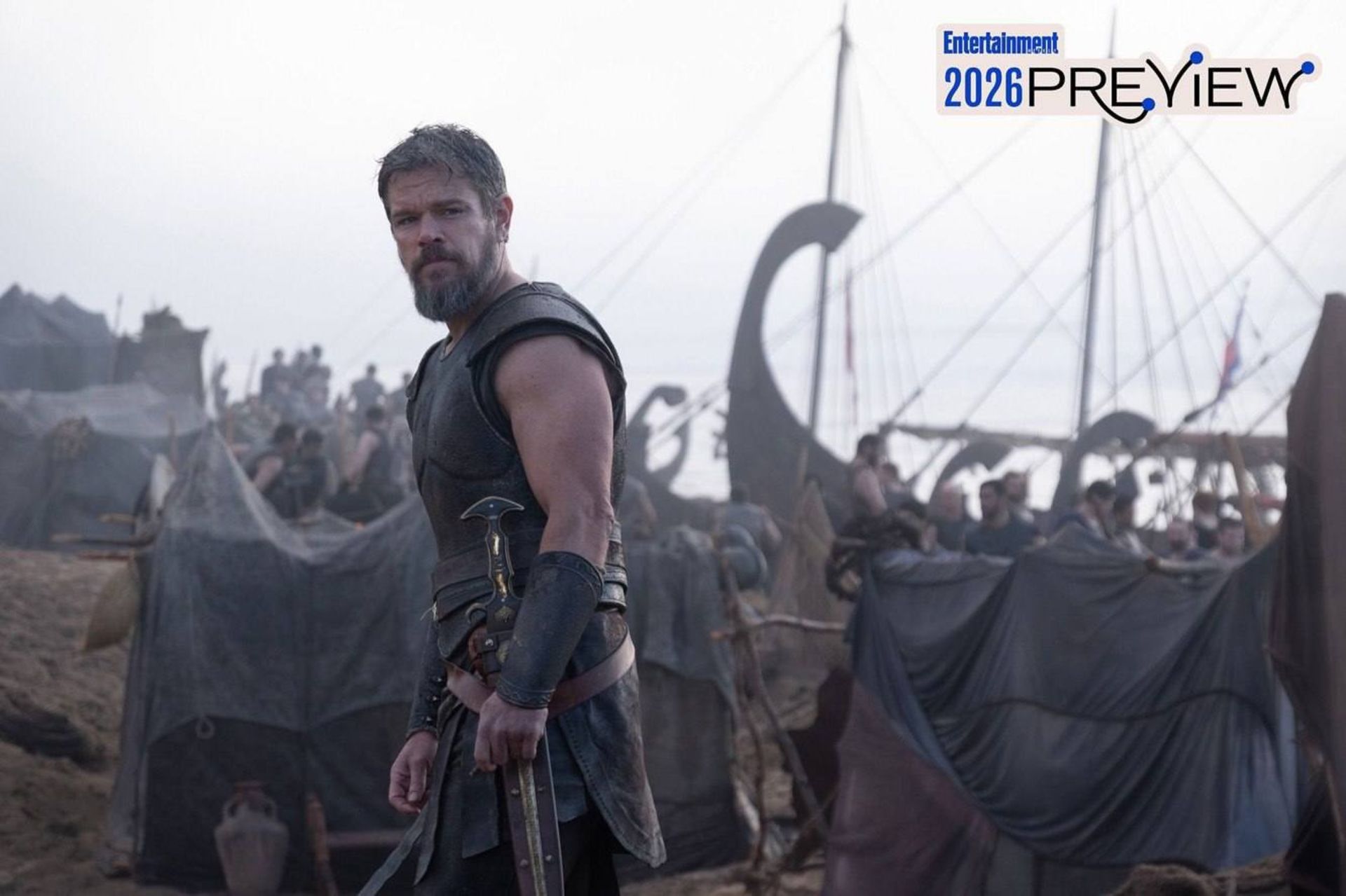 یک مرد جنگجو در لباس تاریخی