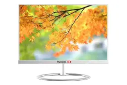 نمای پنل جلوی کامپیوتر همه کاره NA10324 نیاکو با نمایشگر روشن و نمایش لوگو