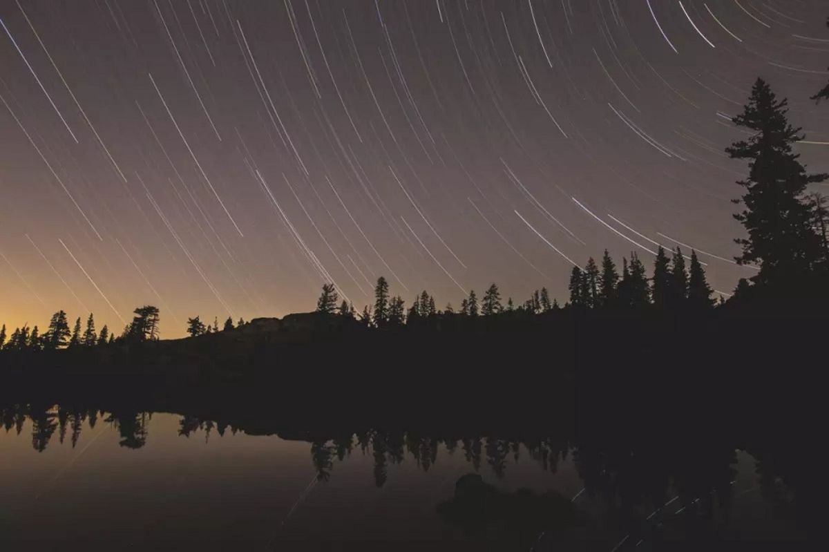 Night sky photography with long exposure