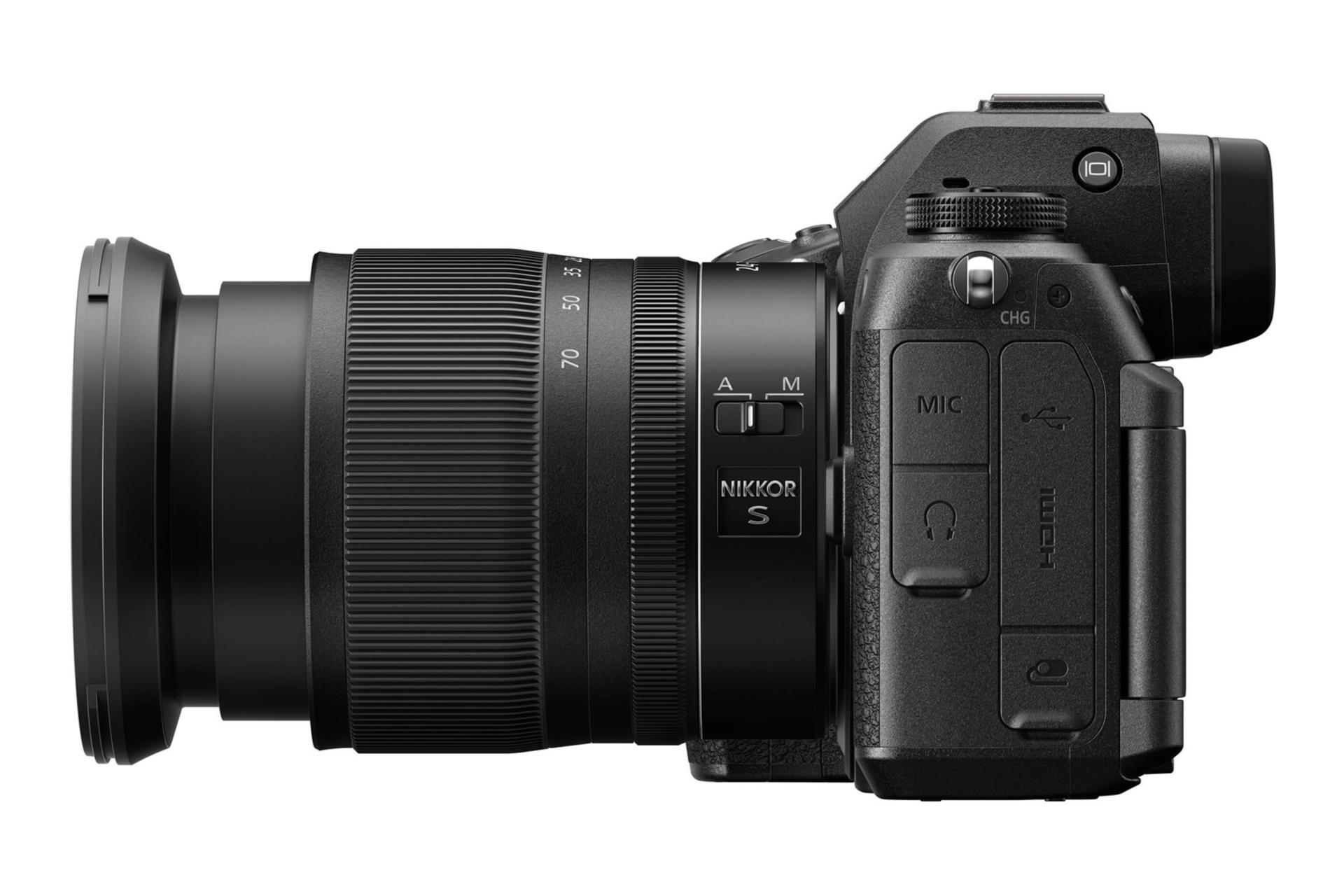 دوربین عکاسی نیکون Nikon Z6III نمای جانبی چپ