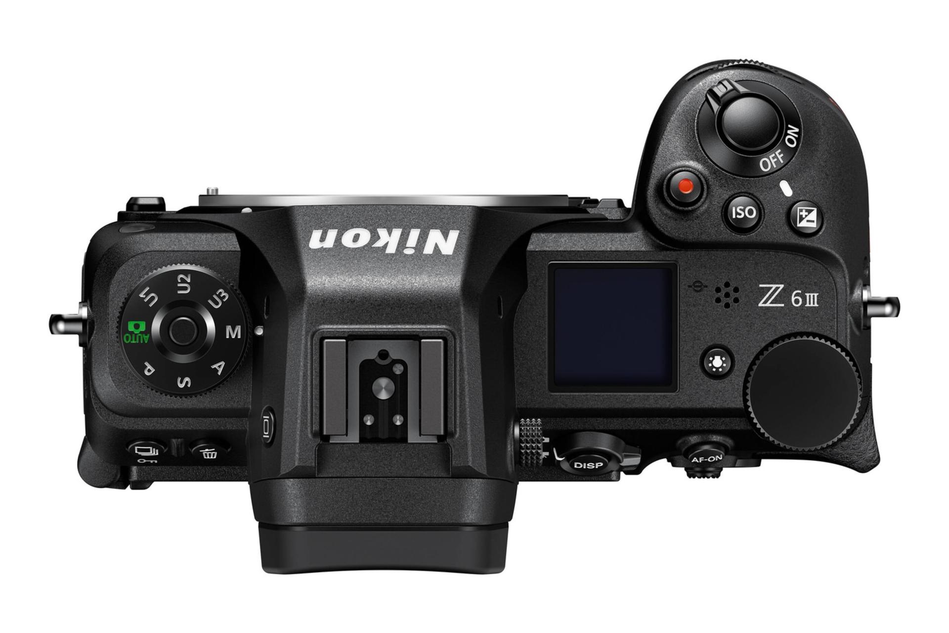 دوربین عکاسی نیکون Nikon Z6III نمای بالا