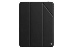 رنگ مشکی قاب تبلت نیلکین مدل Bevel Leather مناسب اپل iPad Pro 11 2022 / 2021 / 2020