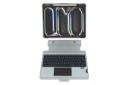 قاب تبلت کیف کلاسوری نیلکین مدل Bumper Combo Keyboard Backlit مناسب اپل iPad Pro 11 2024