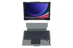ابعاد و اندازه قاب تبلت کیف کلاسوری نیلکین مدل Bumper Combo Keyboard Backlit مناسب سامسونگ Galaxy Tab S10 Plus / S9 Plus