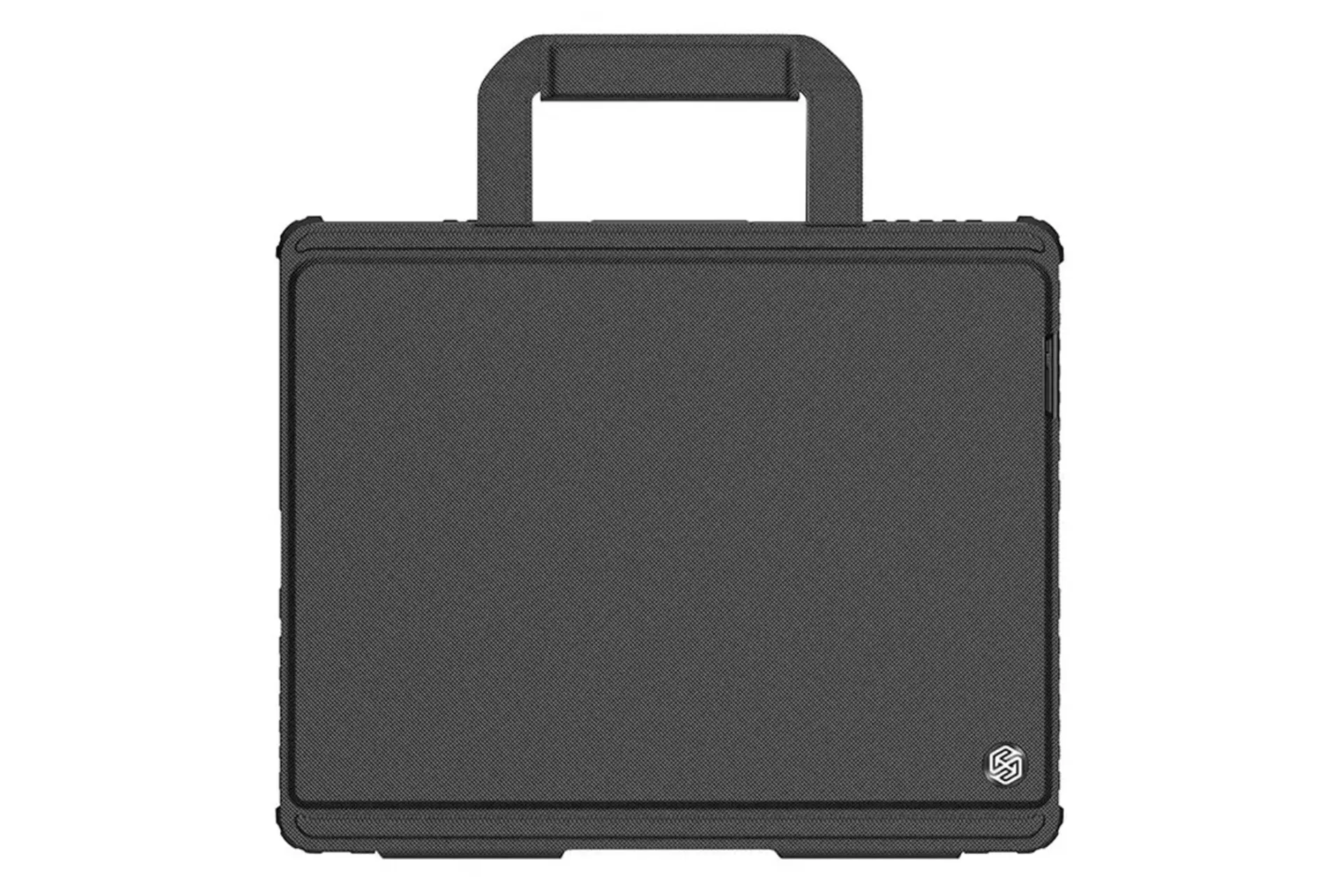 رنگ مشکی کیف کلاسوری نیلکین مدل Bumper Go Keyboard مناسب اپل iPad Air 13 2024 / Pro 12.9 2022 / 2021 / 2020