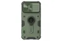 رنگ سبز قاب گوشی نیلکین مدل CamShield Armor Logo Cutout مناسب اپل iPhone 15 Pro Max