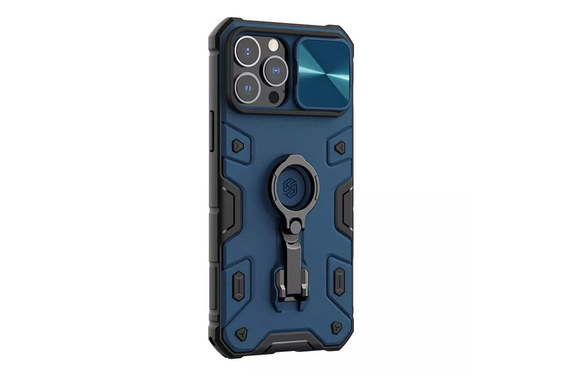 نمای پشت قاب گوشی نیلکین مدل CamShield Armor Pro مناسب اپل iPhone 13 Pro Max