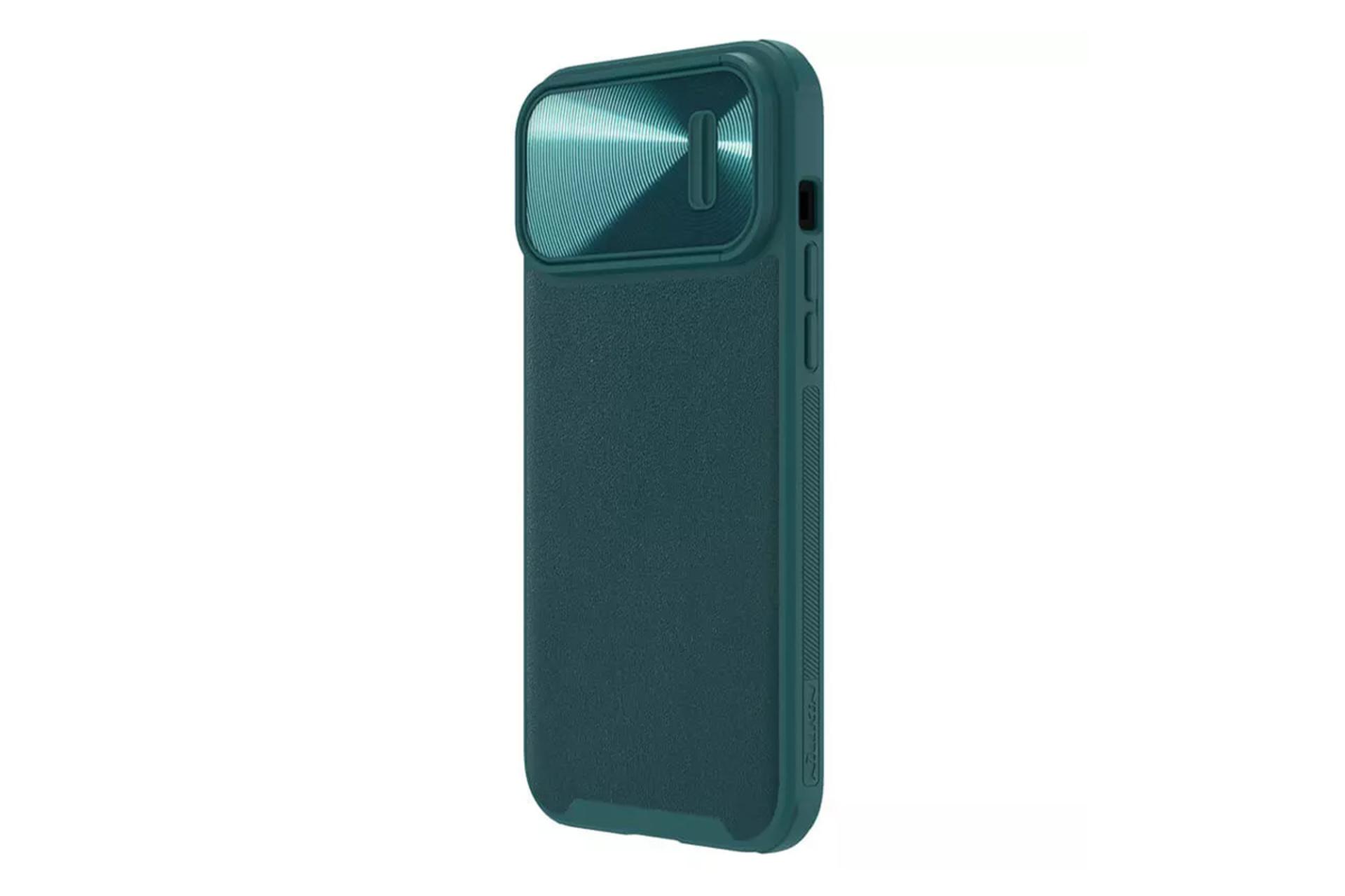 نمای کنار قاب گوشی نیلکین مدل CamShield Leather S مناسب اپل iPhone 13 Pro Max