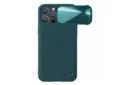 نمای پشت قاب گوشی نیلکین مدل CamShield Leather S مناسب اپل iPhone 14 Pro Max رنگ سبز