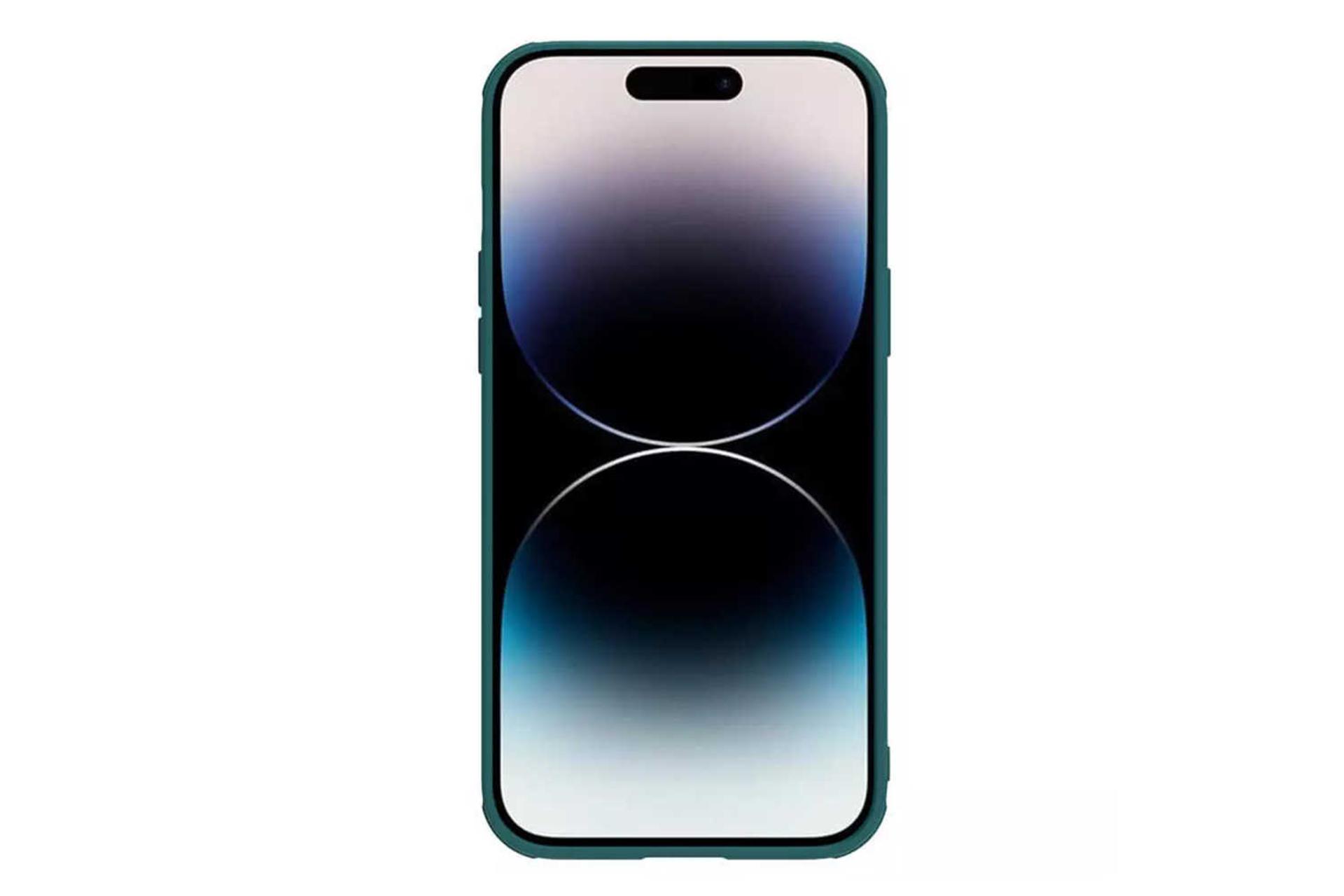 نمای بالای قاب گوشی نیلکین مدل CamShield Leather S مناسب اپل iPhone 15 Pro Max / 14 Pro Max
