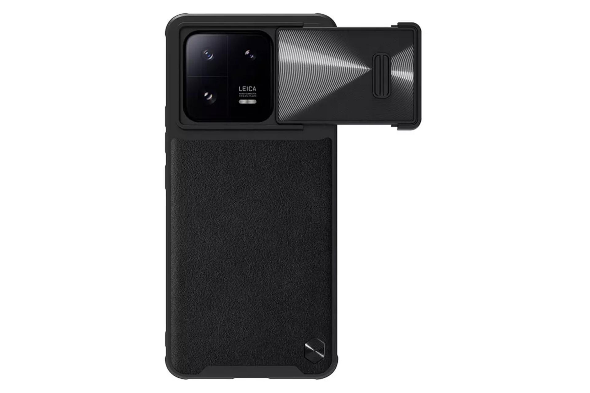 قاب گوشی نیلکین مدل CamShield Leather S مناسب شیائومی 13 Pro رنگ مشکی