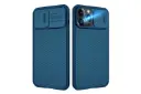 نمای سمت راست قاب گوشی نیلکین مدل CamShield Pro مناسب اپل iPhone 13 Pro Max رنگ آبی