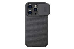 نمای پشت قاب گوشی نیلکین مدل CamShield Pro مناسب اپل iPhone 14 Pro رنگ مشکی