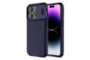 نمای سمت راست قاب گوشی نیلکین مدل CamShield Pro مناسب اپل iPhone 14 Pro رنگ بنفش