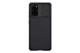 نمای پشت قاب گوشی نیلکین مدل CamShield Pro مناسب سامسونگ Galaxy S20 Plus رنگ مشکی