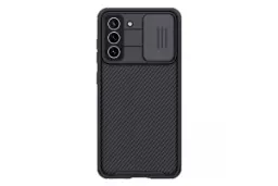 نمای پشت قاب گوشی نیلکین مدل CamShield Pro مناسب سامسونگ Galaxy S21 FE 5G رنگ مشکی