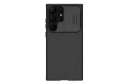 نمای پشت قاب گوشی نیلکین مدل CamShield Pro مناسب سامسونگ Galaxy S23 Ultra رنگ مشکی