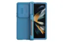 نمای جلوی قاب گوشی نیلکین مدل CamShield Pro مناسب سامسونگ Galaxy Z Fold4 رنگ آبی
