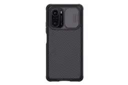 نمای پشت قاب گوشی نیلکین مدل CamShield Pro مناسب شیائومی Redmi K40 / K40 Pro / K40 Pro Plus / Mi 11i / Poco F3 رنگ مشکی