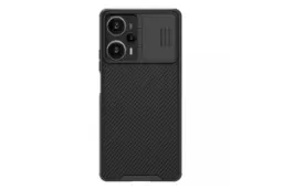 نمای پشت قاب گوشی نیلکین مدل CamShield Pro مناسب شیائومی Redmi Note 12 Turbo / Poco F5 رنگ مشکی