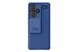 نمای پشت قاب گوشی نیلکین مدل CamShield Pro مناسب شیائومی Redmi Note 13 Pro Plus رنگ آبی