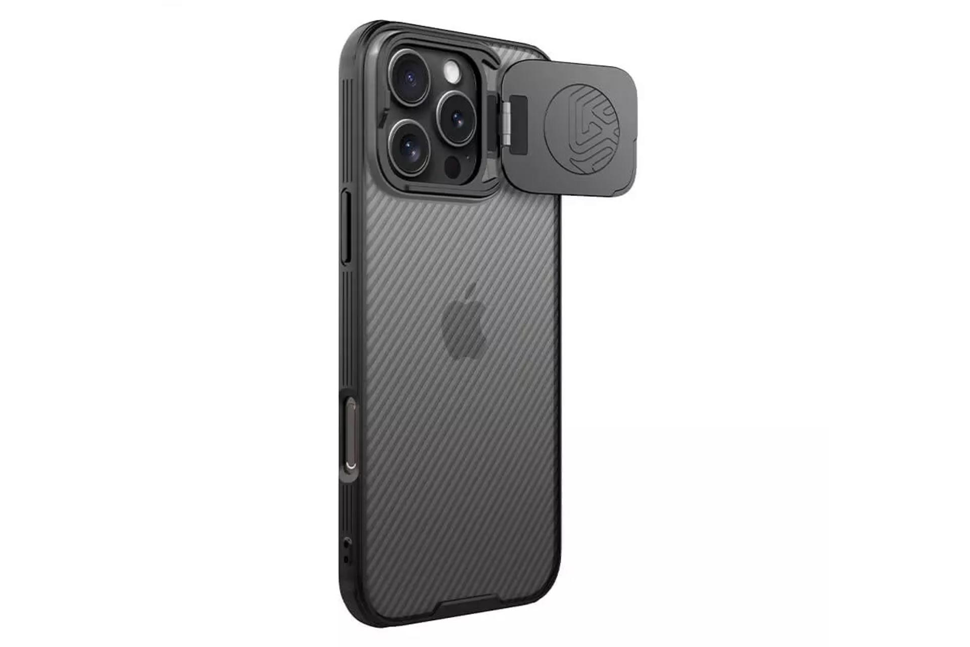 قاب گوشی نیلکین مدل Camshield Prop Clear version مناسب اپل iPhone 16 Pro Max
