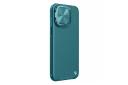 رنگ سبز قاب گوشی نیلکین مدل Camshield Prop Leather مناسب اپل iPhone 15 Pro Max
