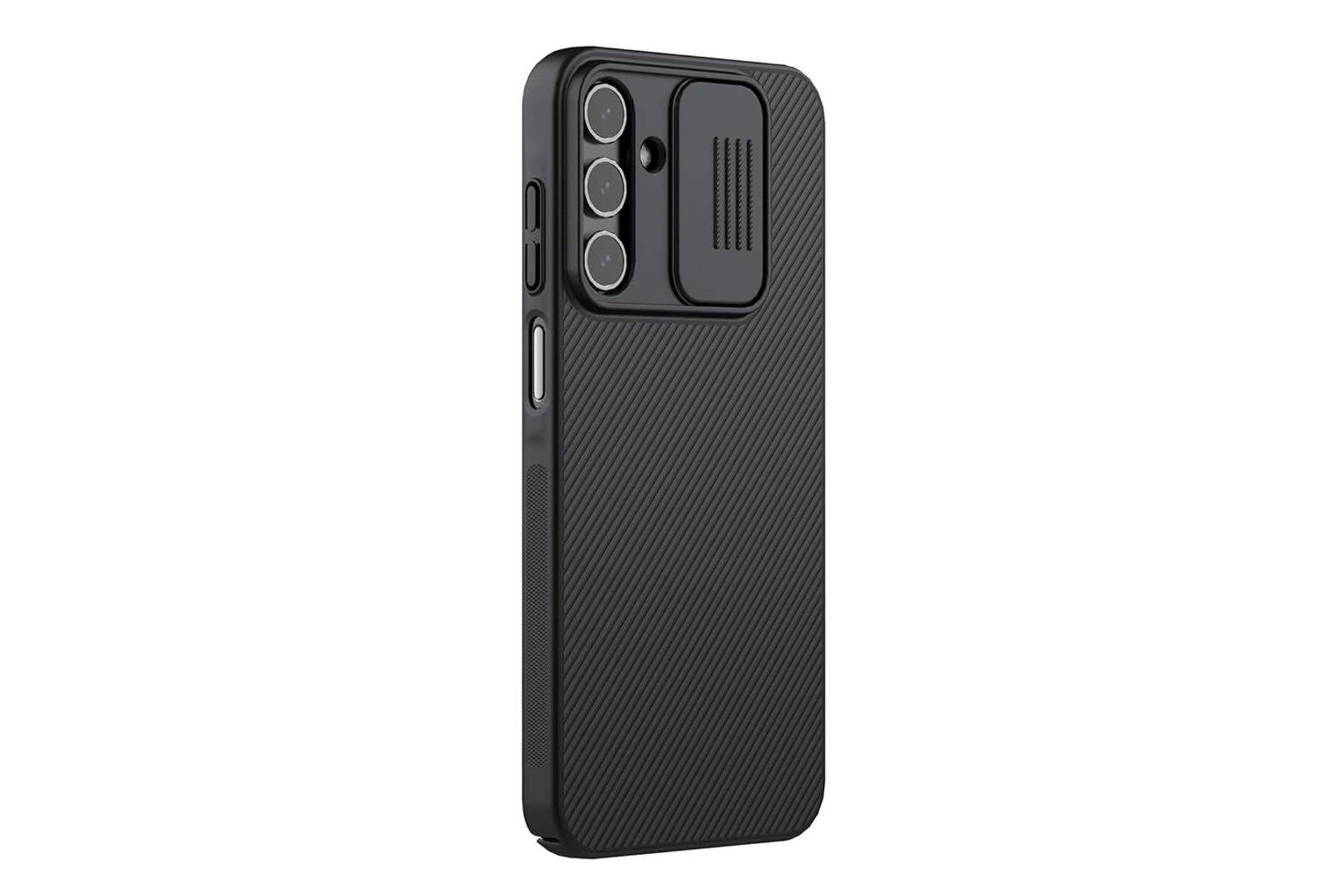 نمای سمت راست قاب گوشی نیلکین مدل CamShield مناسب سامسونگ Galaxy A15 4G / 5G رنگ مشکی