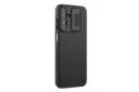 نمای سمت راست قاب گوشی نیلکین مدل CamShield مناسب سامسونگ Galaxy A25 رنگ مشکی