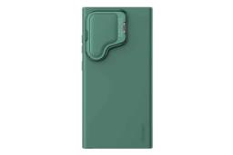 نمای پشت قاب گوشی نیلکین مدل CamShield Silky Prop Silicon مناسب سامسونگ Galaxy S24 Ultra رنگ سبز