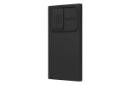 نمای سمت راست قاب گوشی نیلکین مدل CamShield Silky Silicon مناسب سامسونگ Galaxy S22 Ultra رنگ مشکی