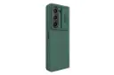 نمای سمت راست قاب گوشی نیلکین مدل CamShield Silky Silicon مناسب سامسونگ Galaxy Z Fold5 رنگ سبز