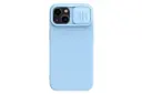 رنگ آبی قاب گوشی نیلکین مدل CamShield Silky Silicone مناسب اپل iPhone 14 / 13