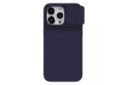 رنگ مشکی قاب گوشی نیلکین مدل CamShield Silky Silicone مناسب اپل iPhone 15 Pro Max