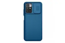 نمای پشت قاب گوشی نیلکین مدل Frosted Shield مناسب شیائومی Redmi 10 / 10 Prime رنگ آبی